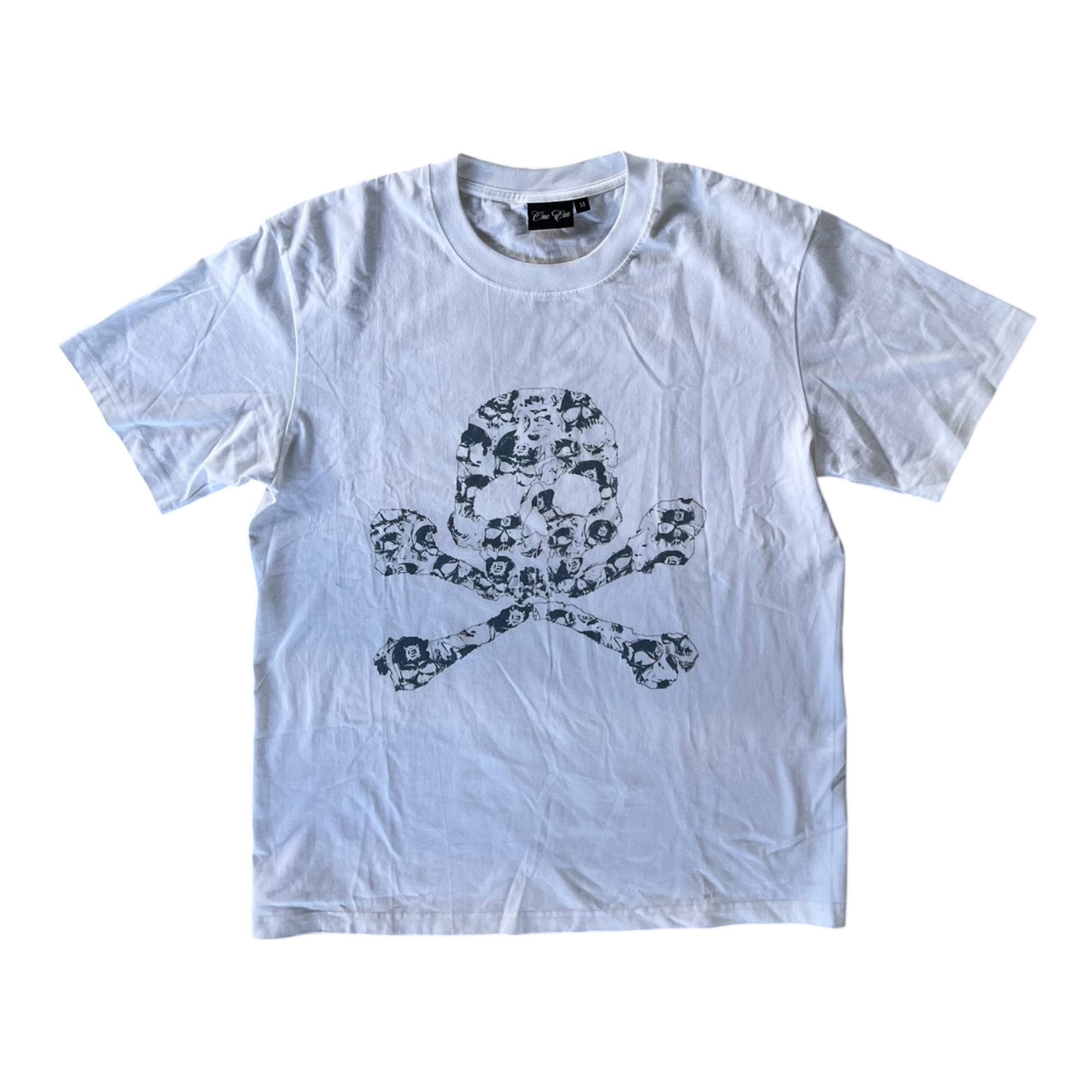WHITE SKULLS WITHIN TEE (PRE ORDER)